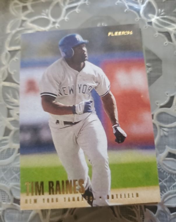 1996 Fleer Update #U66 Tim Raines — front