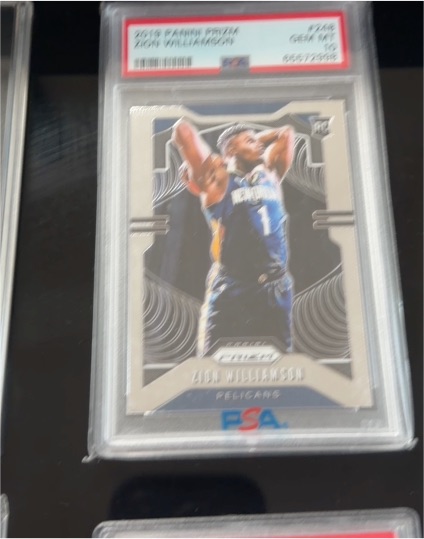 2019-20 Panini Prizm #248 Zion Williamson — front