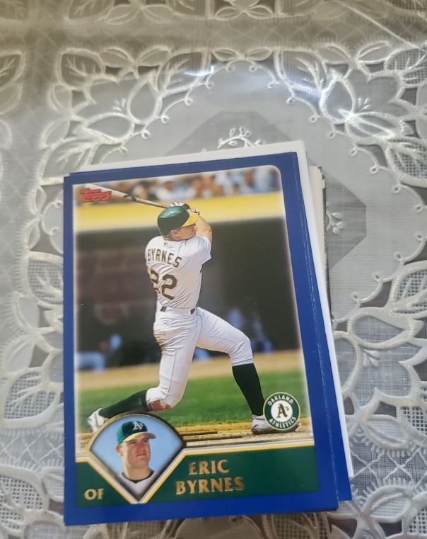 2003 Topps #401 Eric Byrnes — front
