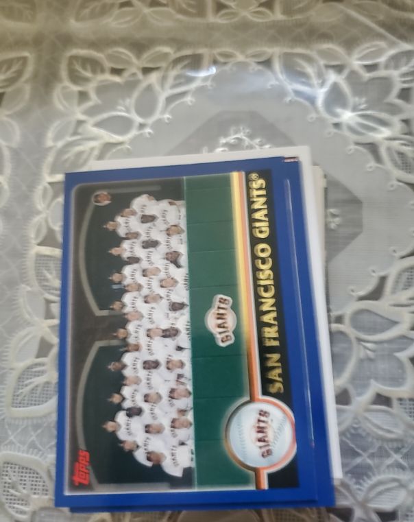 2003 Topps #654 San Francisco Giants Team Card — front