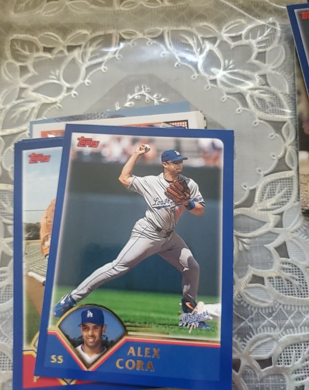 2003 Topps #586 Alex Cora — front
