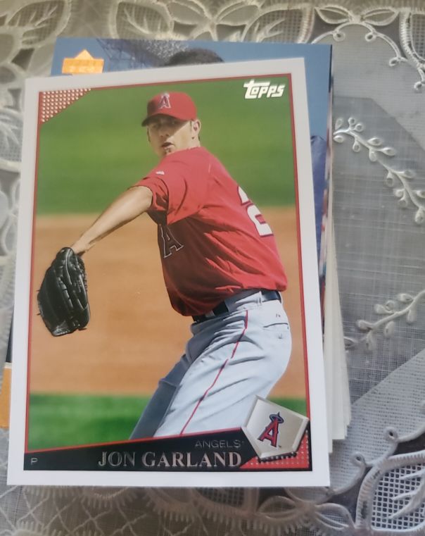 2009 Topps #187 Jon Garland Los Angeles Angels — front