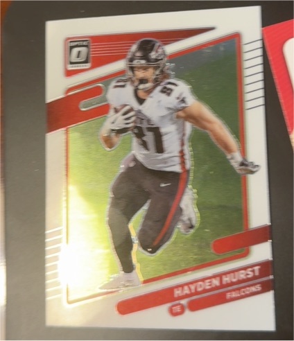 2021 Panini Donruss Optic #152 Hayden Hurst — front