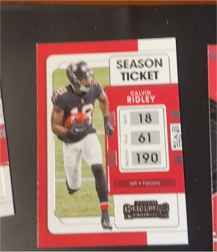 2021 Panini Contenders #5 Calvin Ridley — front