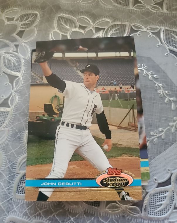 1991 Topps Stadium Club #445 John Cerutti — front