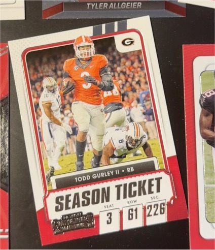 2021 Panini Contenders Draft Picks #58 Todd Gurley II — front