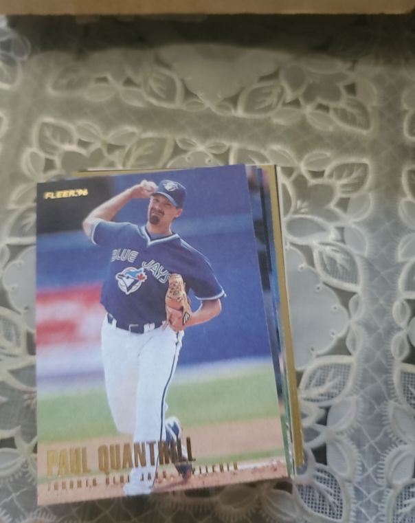1994 Fleer Paul Quantrill Toronto Blue Jays — front
