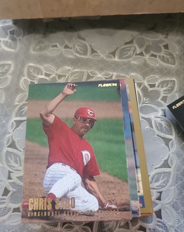 1993 Fleer #43 Chris Sabo — front