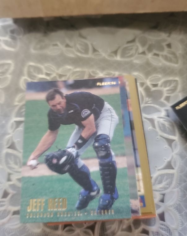 1996 Fleer Update Tiffany #U130 Jeff Reed — front