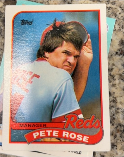 1989 Topps #505 Pete Rose — front