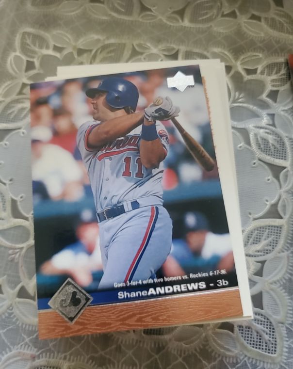 1996 Upper Deck #394 Shane Andrews — front