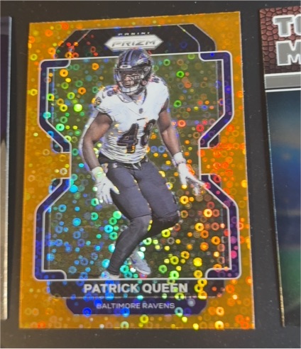 2023 Panini Prizm Orange Disco #24 Patrick Queen — front