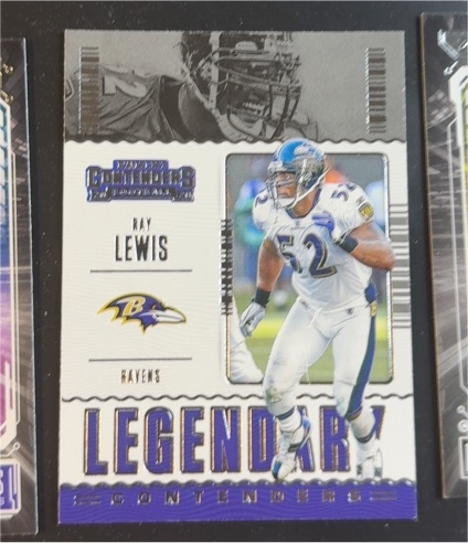 2020 Panini Contenders Legendary Contenders #LC-RLE Ray Lewis — front