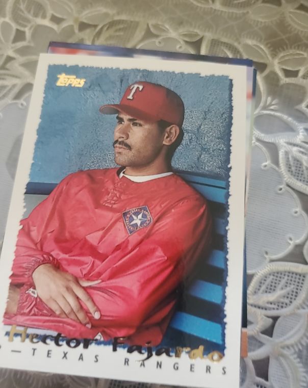 1995 Topps #184 Hector Fajardo Texas Rangers — front