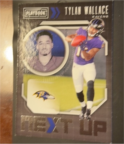 2021 Panini Playbook Next Up #NXT-TWA Tylan Wallace — front