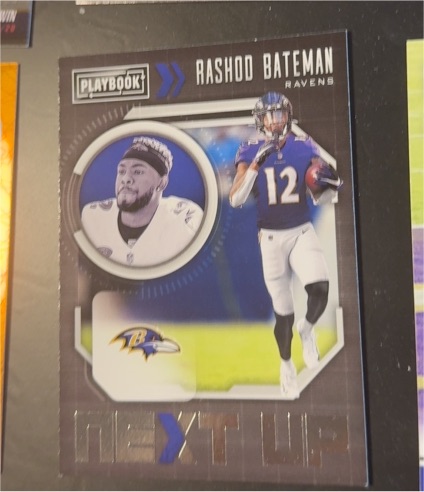 2021 Panini Playbook #NXT-RBA Rashod Bateman — front
