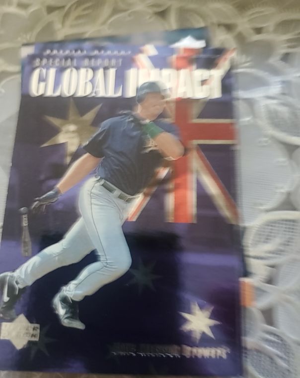 1996 Upper Deck Special Report Global Impact #181 Dave Nilsson — front