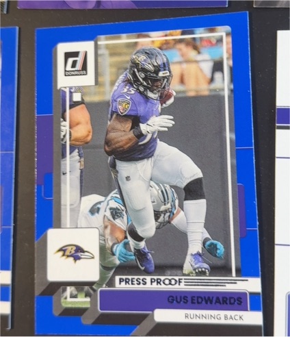 2022 Panini Donruss #191 Gus Edwards — front