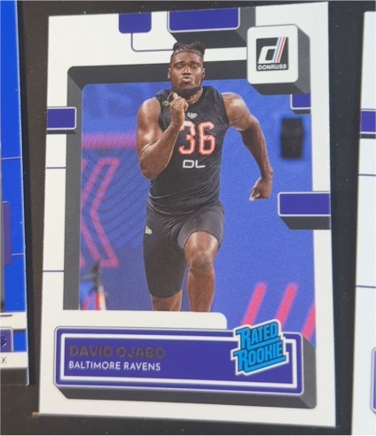 2022 Panini Donruss Football Rated Rookie #370 David Ojabo — front