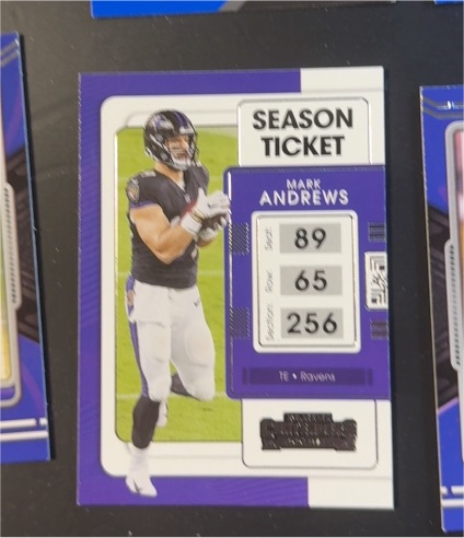 2021 Panini Contenders #9 Mark Andrews — front