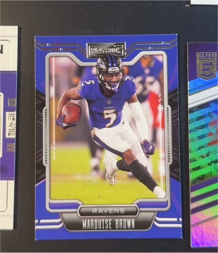 2021 Panini Playbook #8 Marquise Brown — front