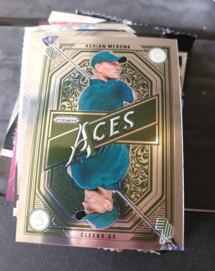 2025 Panini Prizm LIV Golf Aces #6 Adrian Meronk — front