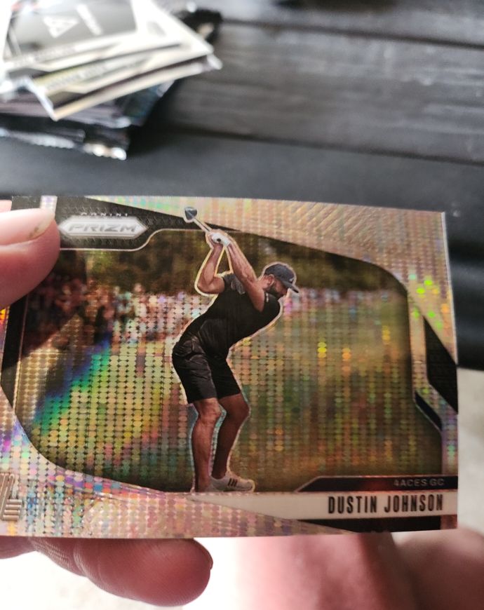 2025 Panini Prizm LIV Golf #84 Dustin Johnson — front
