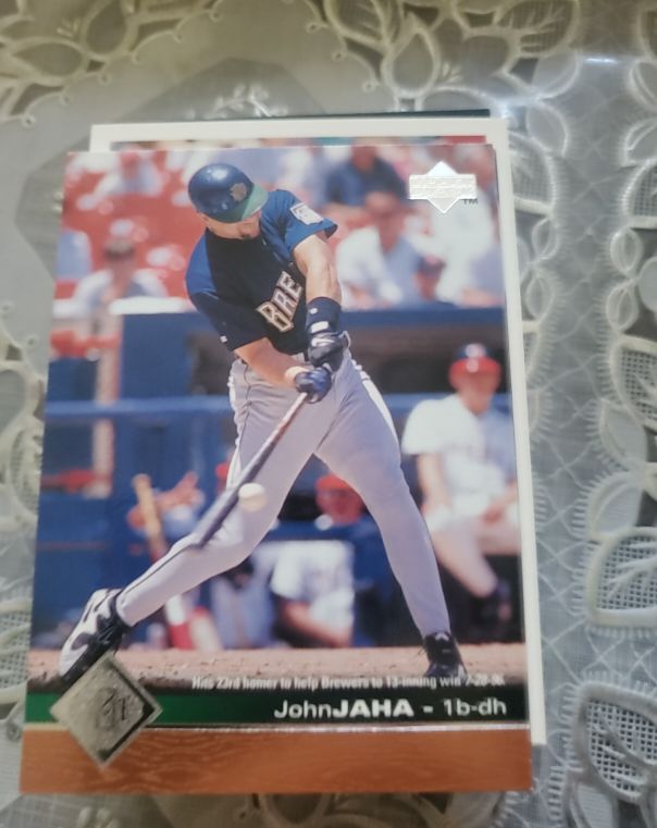 1997 Upper Deck #100 John Jaha — front