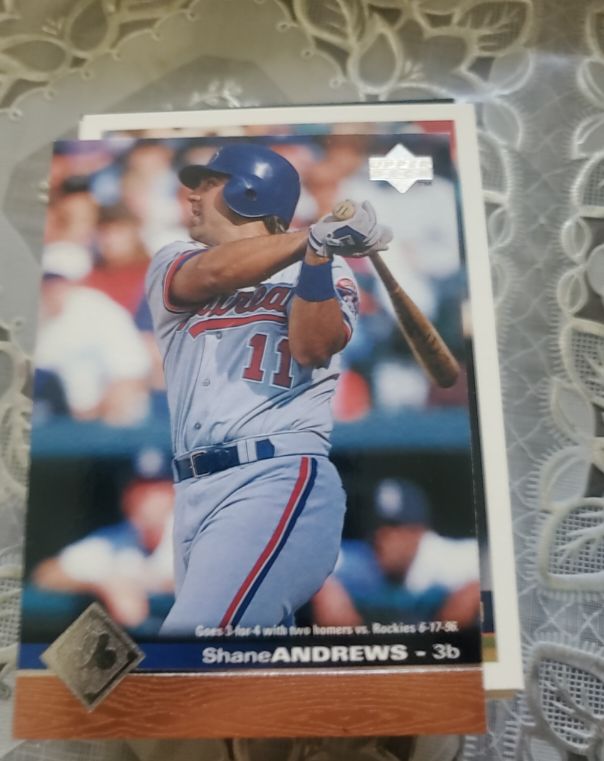 1996 Upper Deck #394 Shane Andrews — front