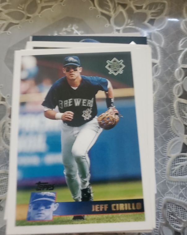 1996 Topps #282 Jeff Cirillo Milwaukee Brewers — front