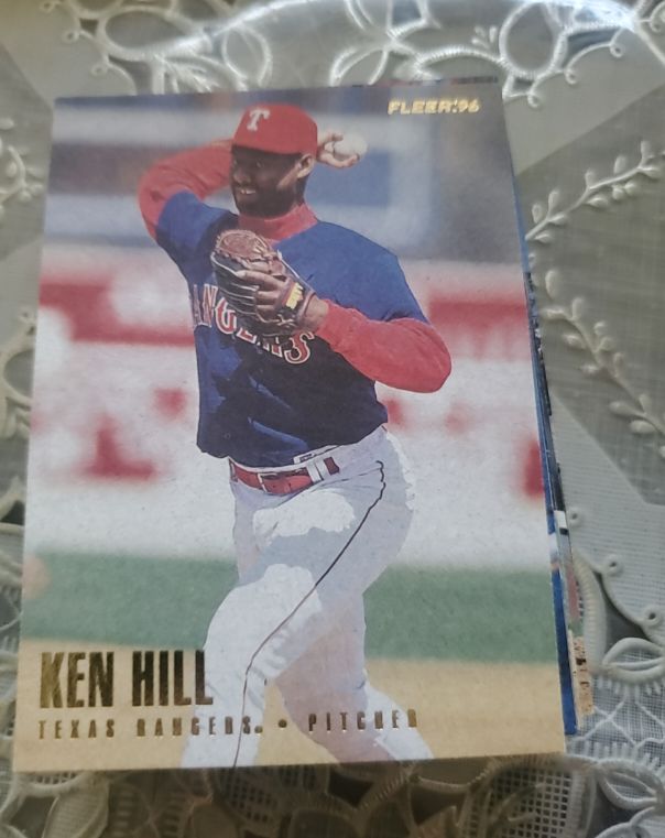 1996 Fleer #10 Ken Hill — front