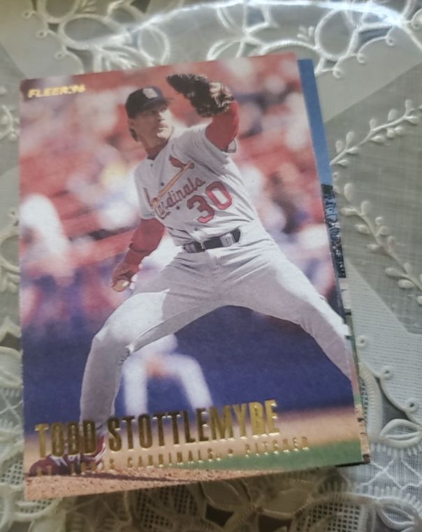 1996 Fleer Update Tiffany #U194 Todd Stottlemyre — front