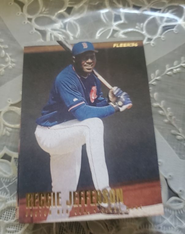 1996 Fleer Update #U13 Reggie Jefferson — front