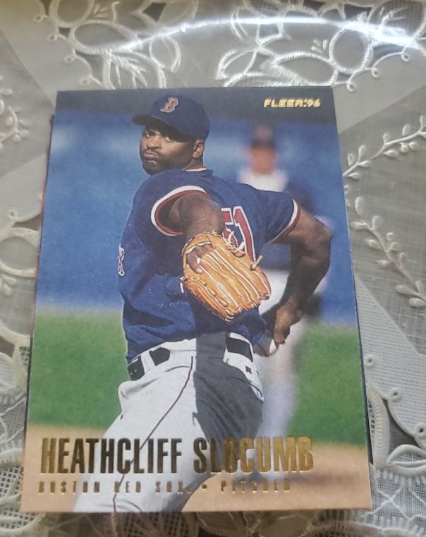 1996 Fleer #13 Heathcliff Slocumb — front
