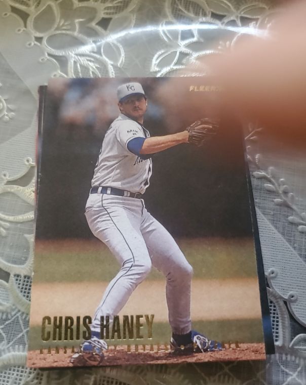 1996 Fleer Update #U40 Chris Haney — front