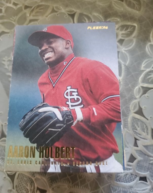 1996 Fleer Update #U190 Aaron Holbert — front
