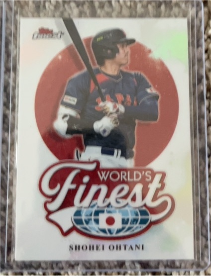 2026 Topps Finest #WF-22 Shohei Ohtani World's Finest Japan — front