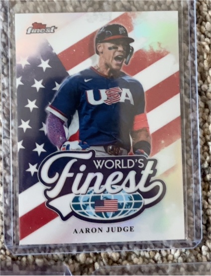 2026 Topps Finest #WF-1 Aaron Judge — front
