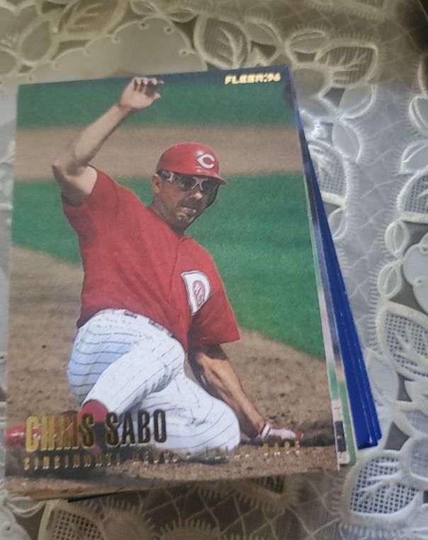 1996 Fleer Update #U125 Chris Sabo — front