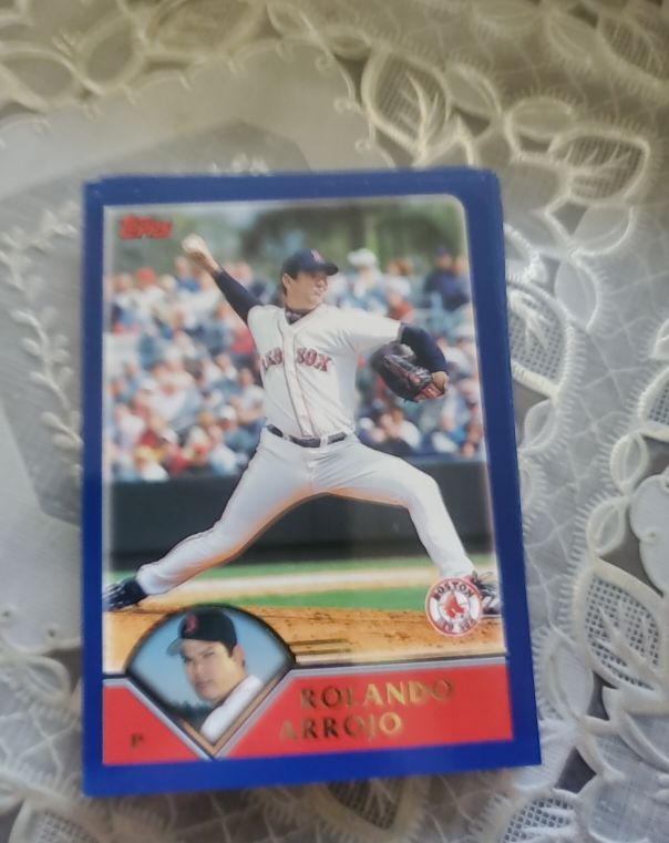 2003 Topps #196 Rolando Arrojo Boston Red Sox — front