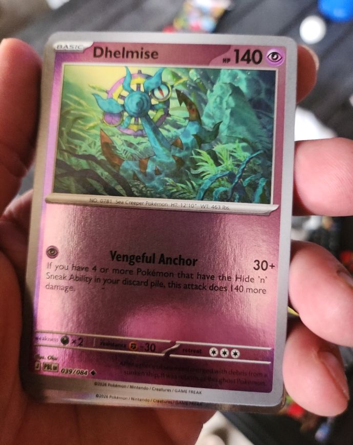 2026 Pokémon #039 Dhelmise — front