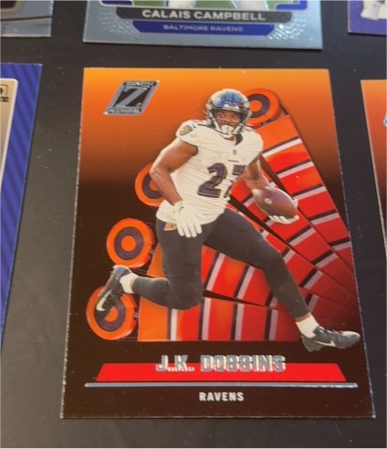 2022 Panini Zenith #28 J.K. Dobbins Baltimore Ravens — front