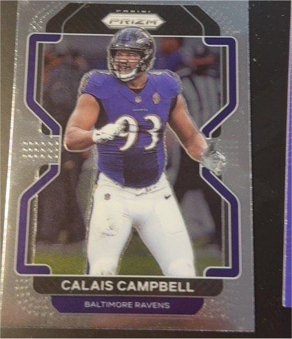2021 Panini Prizm Football #284 Calais Campbell — front