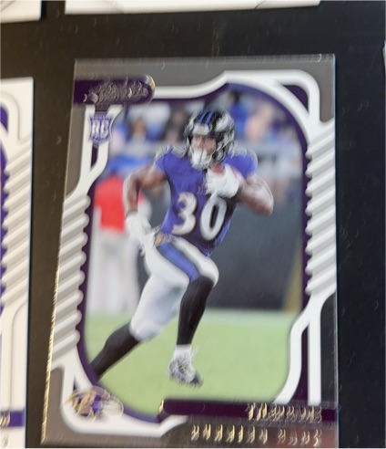 2022 Panini Absolute #199 Tyler Badie Baltimore Ravens Rookie — front