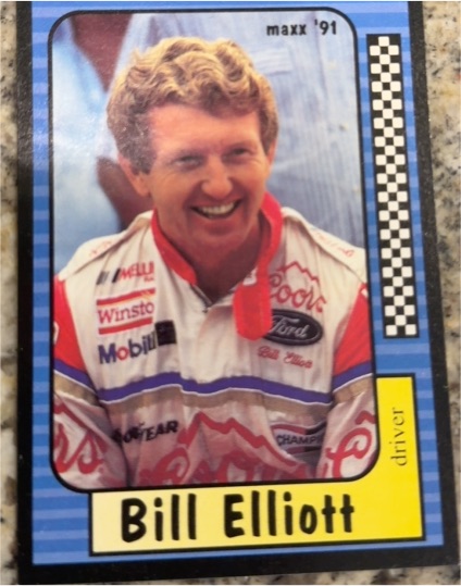 1991 Maxx #9 Bill Elliott — front