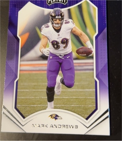 2021 Panini Playoff #27 Mark Andrews — front