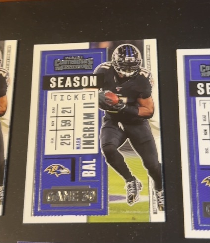 2020 Panini Contenders #94 Mark Ingram II — front