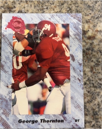 1991 Classic Draft Picks #132 George Thornton — front