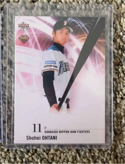 2013 BBM #11 Shohei Ohtani — front
