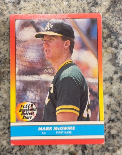 1988 Fleer Baseball's Hottest Stars #26 Mark McGwire — front